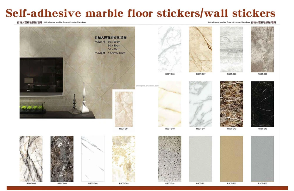 Sticker Background Decoration Panels Self Adhesive Wallpaper Faux Marble Wall Sticker