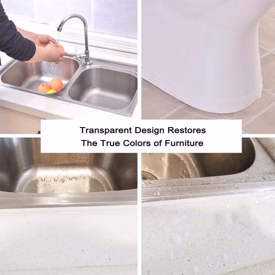 ПВХ влагостойкая, устойчивая к плесени кухонная уплотнительная лента, наклейка на угловую полосу