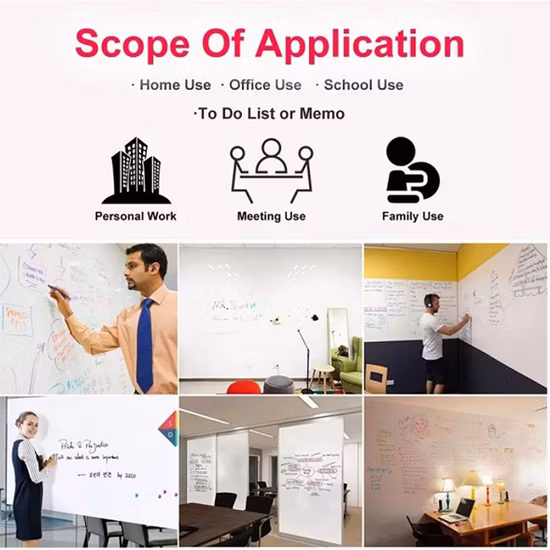 Магнитная наклейка на настольную доску, предназначенная для сухого стирания